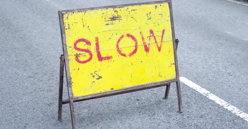 Slow Cookers - Slow Road Works Sign