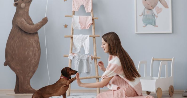 Training Collars - A Pregnant Woman Training Her Dog